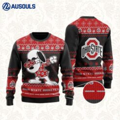 Ohio State Buckeyes Skull Flower Christmas Ugly Sweaters For Men Women Unisex