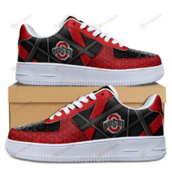 Ohio State Buckeyes Team Logo Pattern Air Force 1 Printed