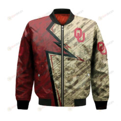 Oklahoma Sooners Bomber Jacket 3D Printed Abstract Pattern Sport