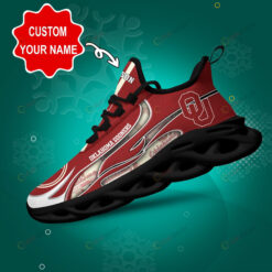 Oklahoma Sooners Logo Unique Pattern Custom Name 3D Max Soul Sneaker Shoes