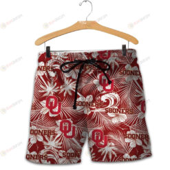 Oklahoma Sooners Men Shorts Tropical Seamless