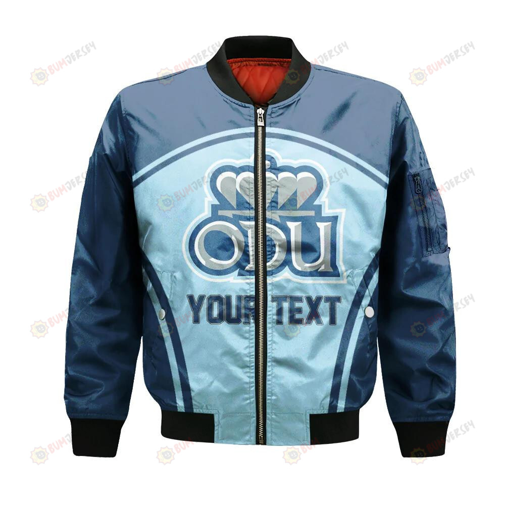 Old Dominion Monarchs Bomber Jacket 3D Printed Custom Text And Number Curve Style Sport