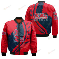 Ole Miss Rebels - USA Map Bomber Jacket 3D Printed