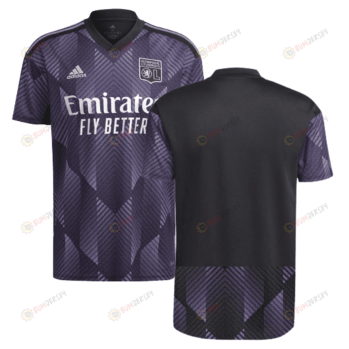 Olympique Lyon 2022-2023 Third Men Jersey - Purple