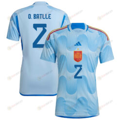 Ona Batlle 2 Spain 1 Star Women's National Team 2023-24 World Cup Away WOMEN Jersey