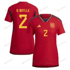 Ona Batlle 2 Spain Women's National Team 2023-24 World Cup Home Women Jersey