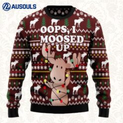 Oops I Moosed Up Ugly Sweaters For Men Women Unisex