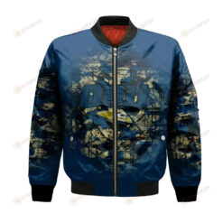 Oral Roberts Golden Eagles Bomber Jacket 3D Printed Camouflage Vintage