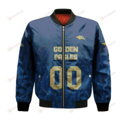 Oral Roberts Golden Eagles Bomber Jacket 3D Printed Team Logo Custom Text And Number