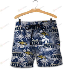 Oral Roberts Golden Eagles Men Shorts Tropical Seamless