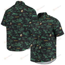 Oregon Ducks Black Classic Hawaiian Shirt