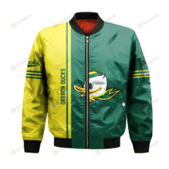 Oregon Ducks Bomber Jacket 3D Printed Half Style