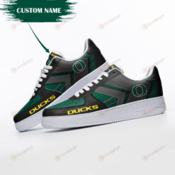 Oregon Ducks Logo Custom Name Air Force 1 Printed