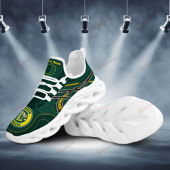 Oregon Ducks Logo Pattern Custom Name 3D Max Soul Sneaker Shoes