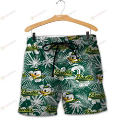 Oregon Ducks Men Shorts Tropical Seamless