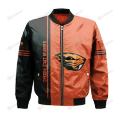 Oregon State Beavers Bomber Jacket 3D Printed Half Style