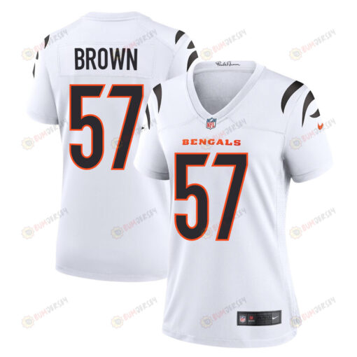 Orlando Brown Jr. 57 Cincinnati Bengals WoMen's Jersey - White