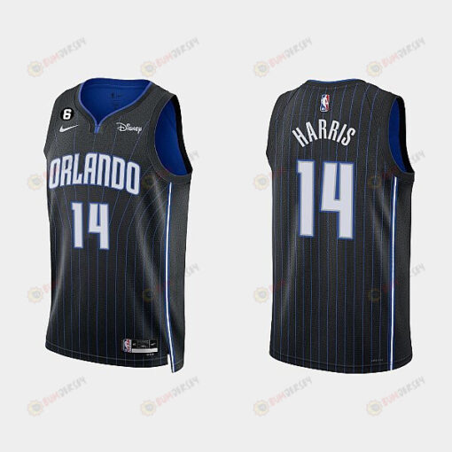 Orlando Magic 14 Gary Harris 2022-23 Icon Edition Black Men Jersey