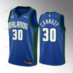 Orlando Magic 2022-23 Devin Cannady 30 Statement Edition Blue Jersey Swingman