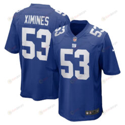 Oshane Ximines 53 New York Giants Game Jersey - Royal