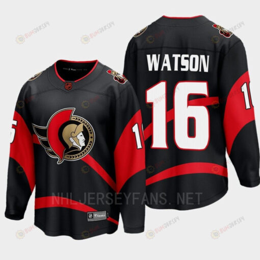 Ottawa Senators 2022 Austin Watson 16 Special Edition 2.0 Black Jersey Breakaway Player