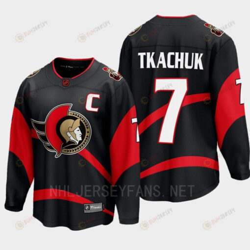 Ottawa Senators 2022 Brady Tkachuk 7 Special Edition 2.0 Black Jersey Breakaway Player