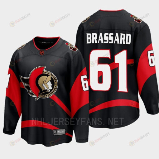 Ottawa Senators 2022 Derick Brassard 61 Special Edition 2.0 Black Jersey Breakaway Player