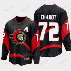 Ottawa Senators 2022 Thomas Chabot 72 Special Edition 2.0 Black Jersey Breakaway Player