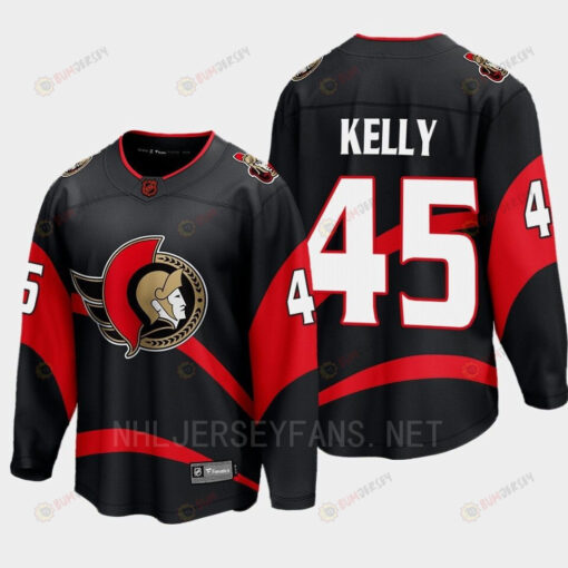 Ottawa Senators Parker Kelly 45 Special Edition 2.0 Black Jersey 2022 Breakaway Player