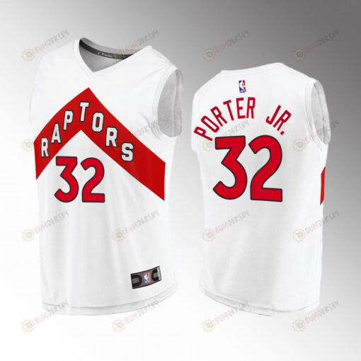 Otto Porter Jr. 32 Raptors White Jersey Fast Break 2022-23 Association