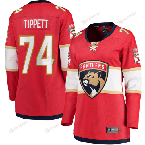 Owen Tippett Florida Panthers Women's Home Breakaway Player Jersey - Red Jersey