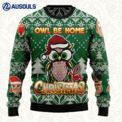 Owl Be Home For Christmas Ht100812 Ugly Sweaters For Men Women Unisex