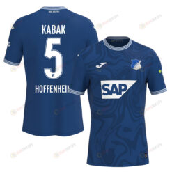 Ozan Kabak 5 TSG 1899 Hoffenheim 2023-24 Home Men Jersey - Blue