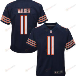 P.J. Walker 11 Chicago Bears Youth Jersey - Navy