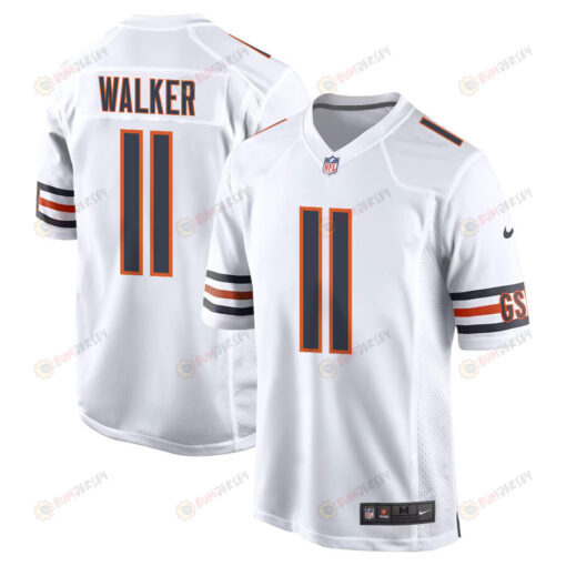 P.J. Walker 11 Chicago Bears Youth Jersey - White