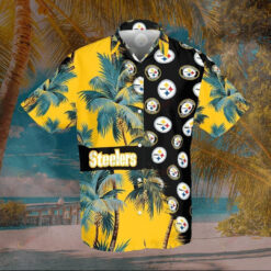PS Palm Tree Cool Summer Short Sleeve Hawaiian Shirt