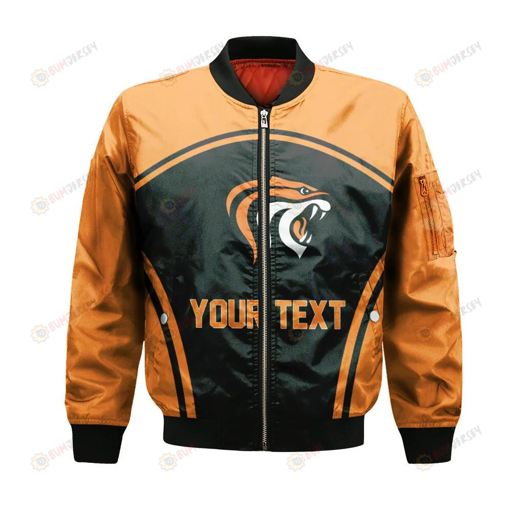 Pacific Tigers Bomber Jacket 3D Printed Custom Text And Number Curve Style Sport