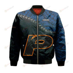 Pacific Tigers Bomber Jacket 3D Printed Grunge Polynesian Tattoo