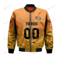 Pacific Tigers Bomber Jacket 3D Printed Team Logo Custom Text And Number