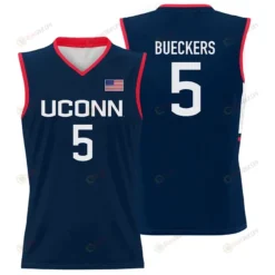 Paige Bueckers #5 UConn Huskies Basketball Jersey - Men Navy