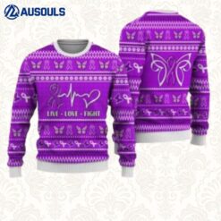 Pancreatic Cancer Nordic Seamless Ugly Sweaters For Men Women Unisex