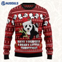 Panda Christmas Ugly Sweaters For Men Women Unisex