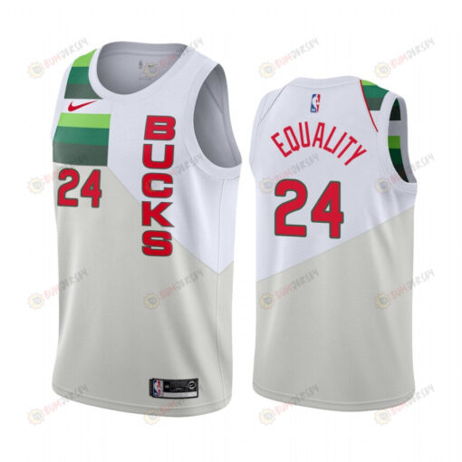 Pat Connaughton Equality 24 Bucks Earned Jersey