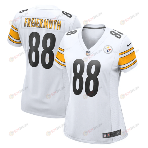 Pat Freiermuth 88 Pittsburgh Steelers Women's Game Player Jersey - White