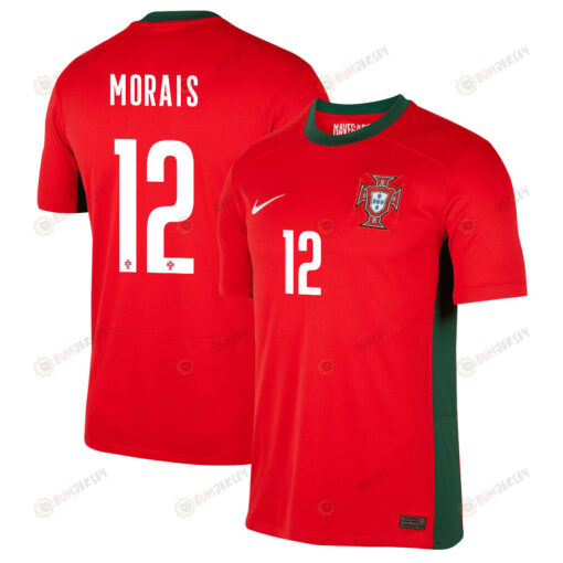 Patr?cia Morais 12 Portugal Women's National Team 2023-24 World Cup Home Men Jersey