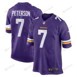 Patrick Peterson 7 Minnesota Vikings Player Game Jersey - Purple