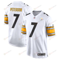 Patrick Peterson 7 Pittsburgh Steelers Game Men Jersey - White