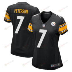 Patrick Peterson 7 Pittsburgh Steelers Game Women Jersey - Black