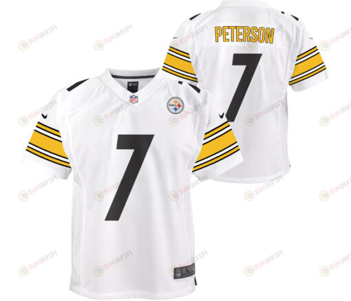 Patrick Peterson 7 Pittsburgh Steelers Game Youth Jersey - White