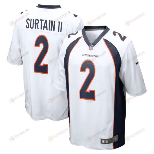 Patrick Surtain II 2 Denver Broncos Game Men Jersey - White